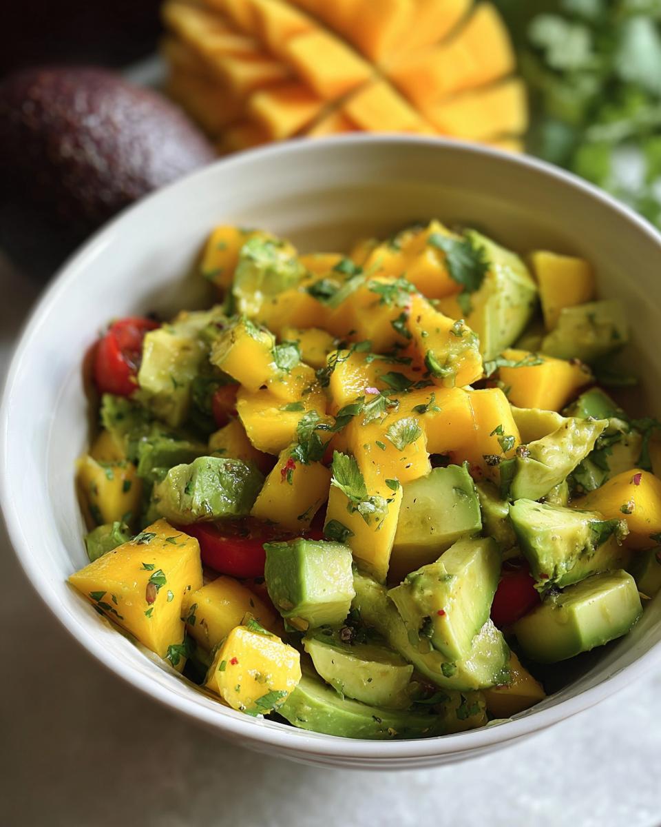 Bunter Avocado-Mango-Salat - detail 1