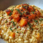 Butternut Kürbis Risotto Rezept