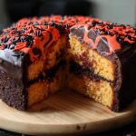Geschnittener Halloween Kuchen
