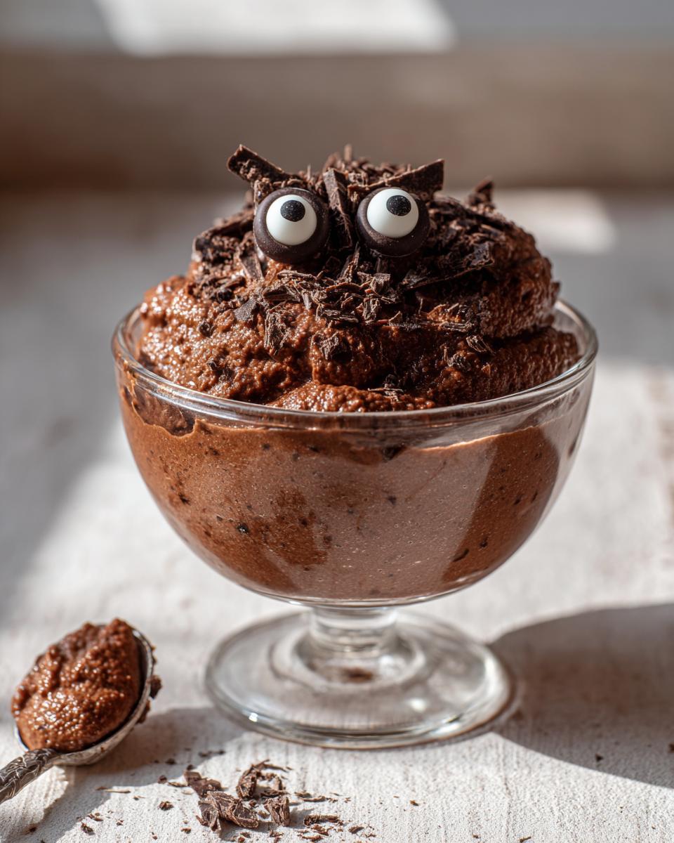 Gruselige Schokoladenmousse - detail 2