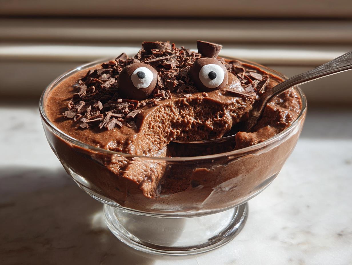 Gruselige Schokoladenmousse: Sündhaft Lecker in 2 Stunden