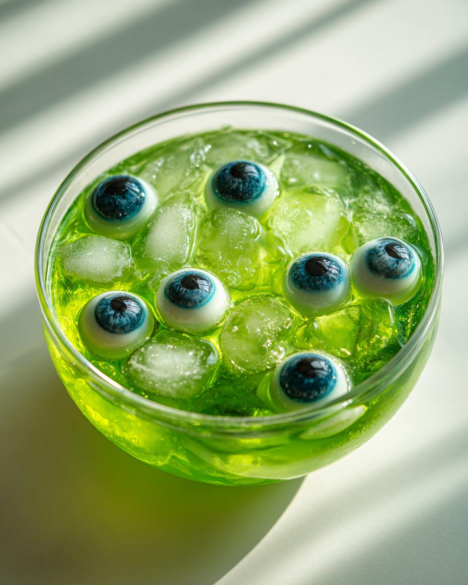 Halloween Bowle mit toten Augen - detail 1