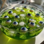 Halloween Bowle mit toten Augen