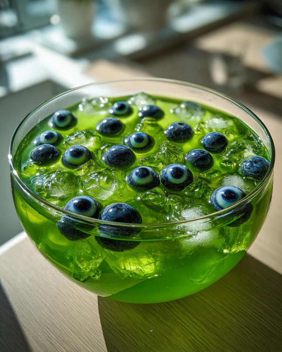 Halloween Bowle mit toten Augen - detail 3