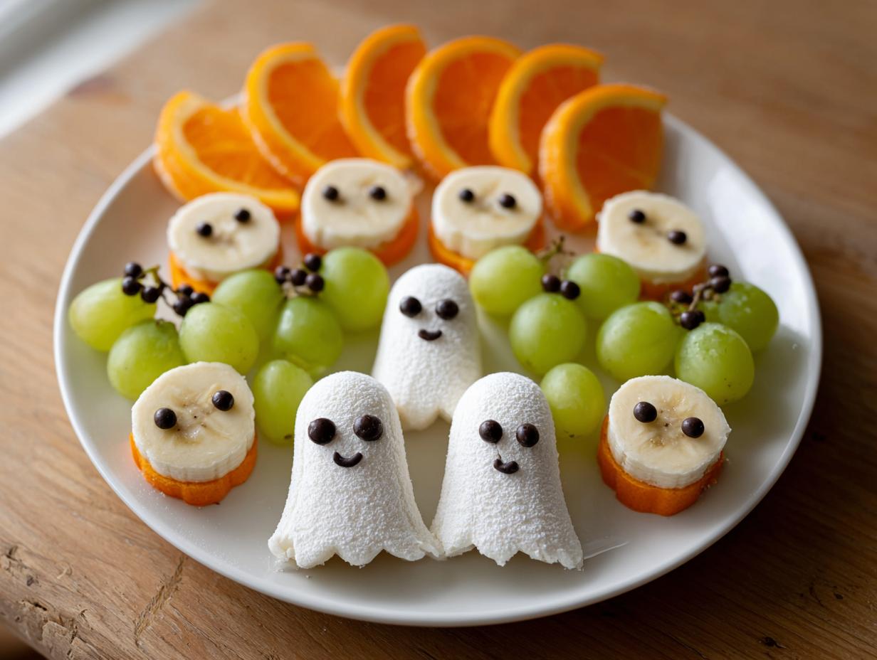 Gruseliger Halloween Teller für Kinder in 10 Min.