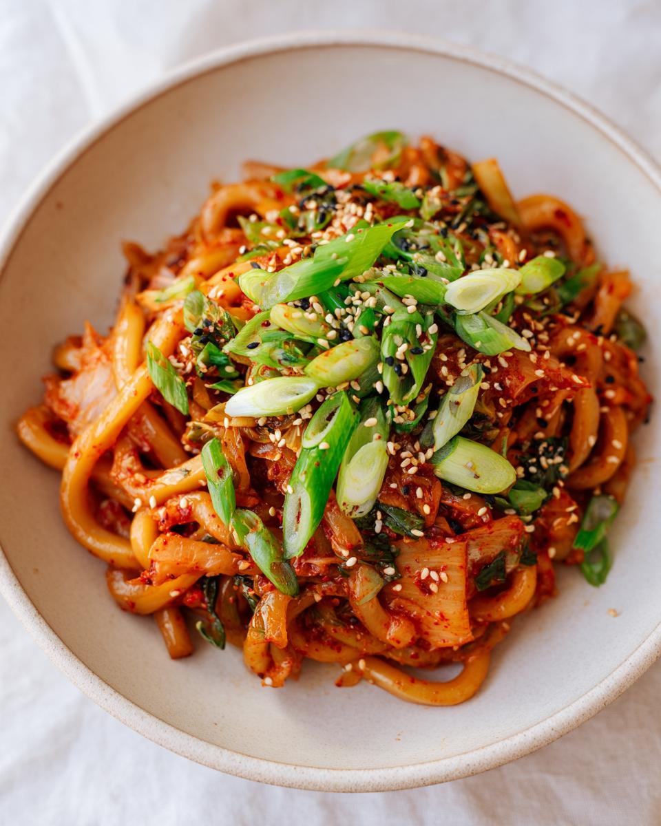 Kimchi-Udon Nudelgericht - detail 3