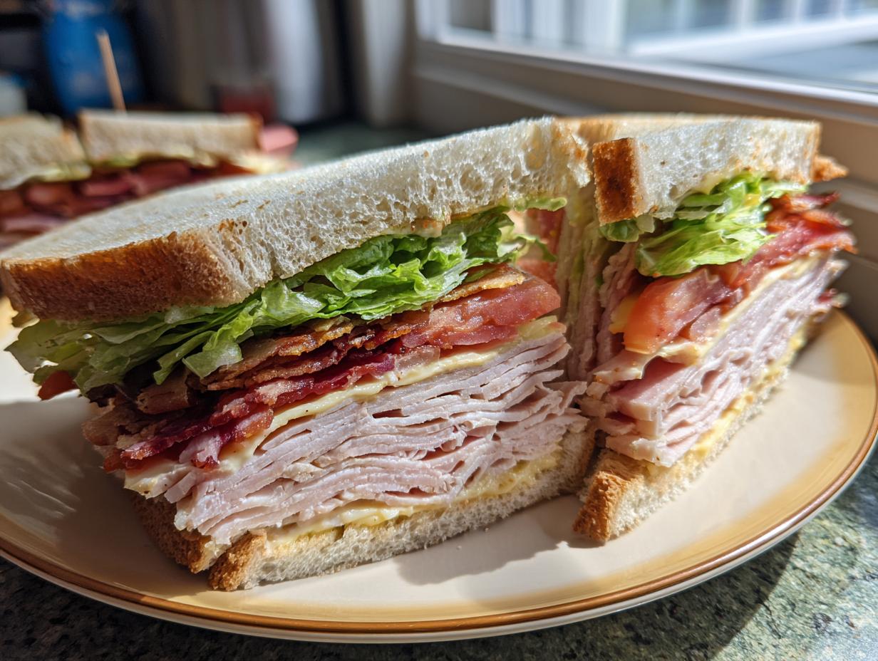 Unglaublich Klassisches Club Sandwich: Nur 4 Schritte