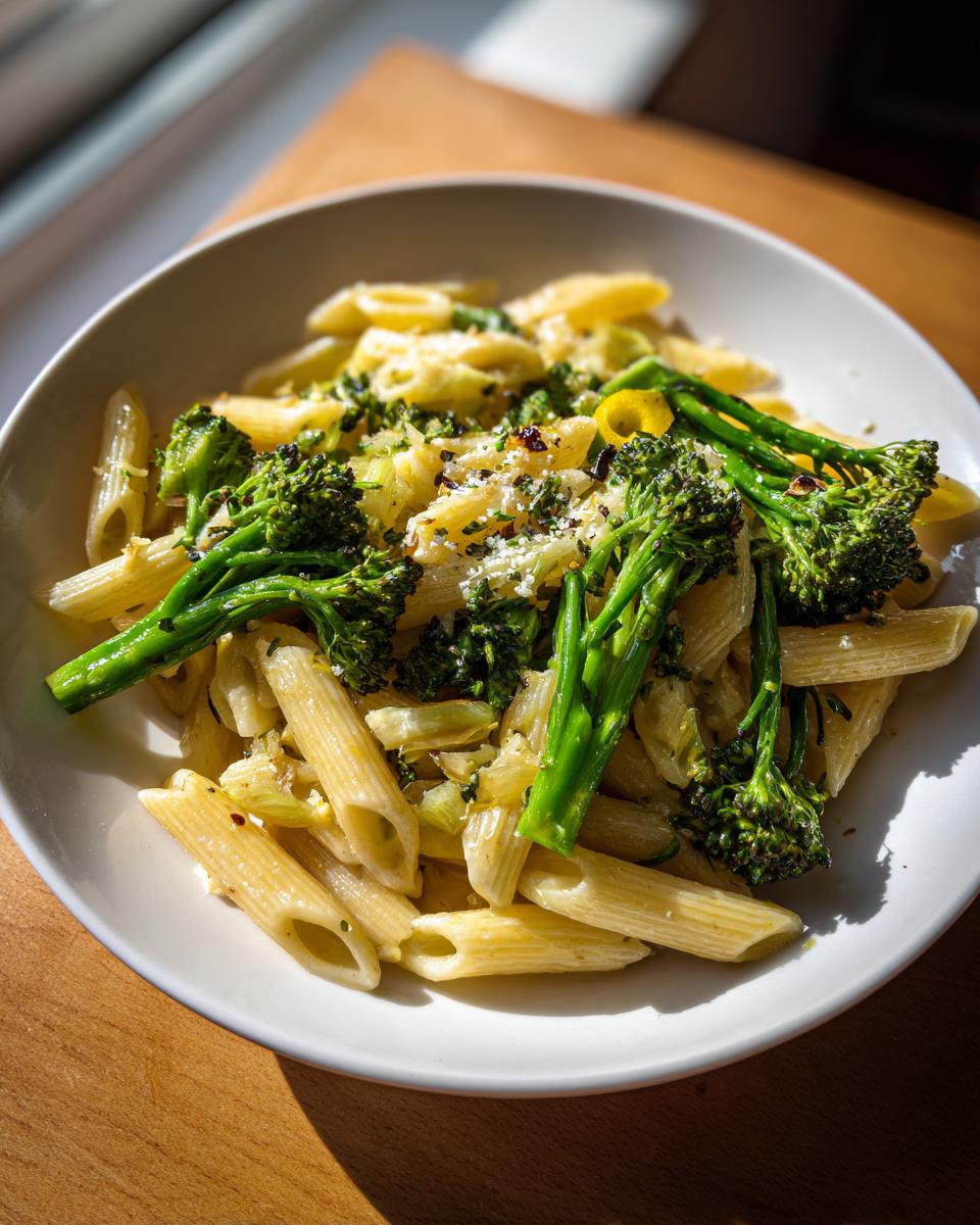 Vegane Pasta mit Brokkoli - detail 1