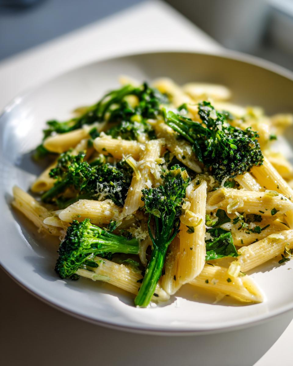 Vegane Pasta mit Brokkoli - detail 3