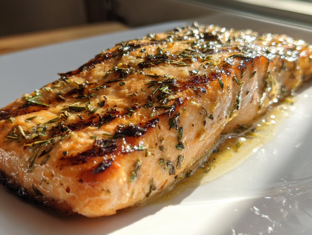 Vergiss traurigen Lachs: Zesty Zitronen-Kräuter gegrillter Lachs in 15 Min