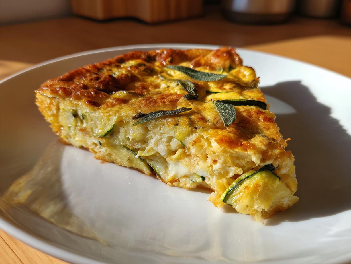 Herrliche Zucchetti Frittata mit Salbei in 25 Min
