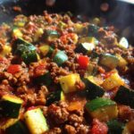 Zucchini Hackfleisch Pfanne Genuss