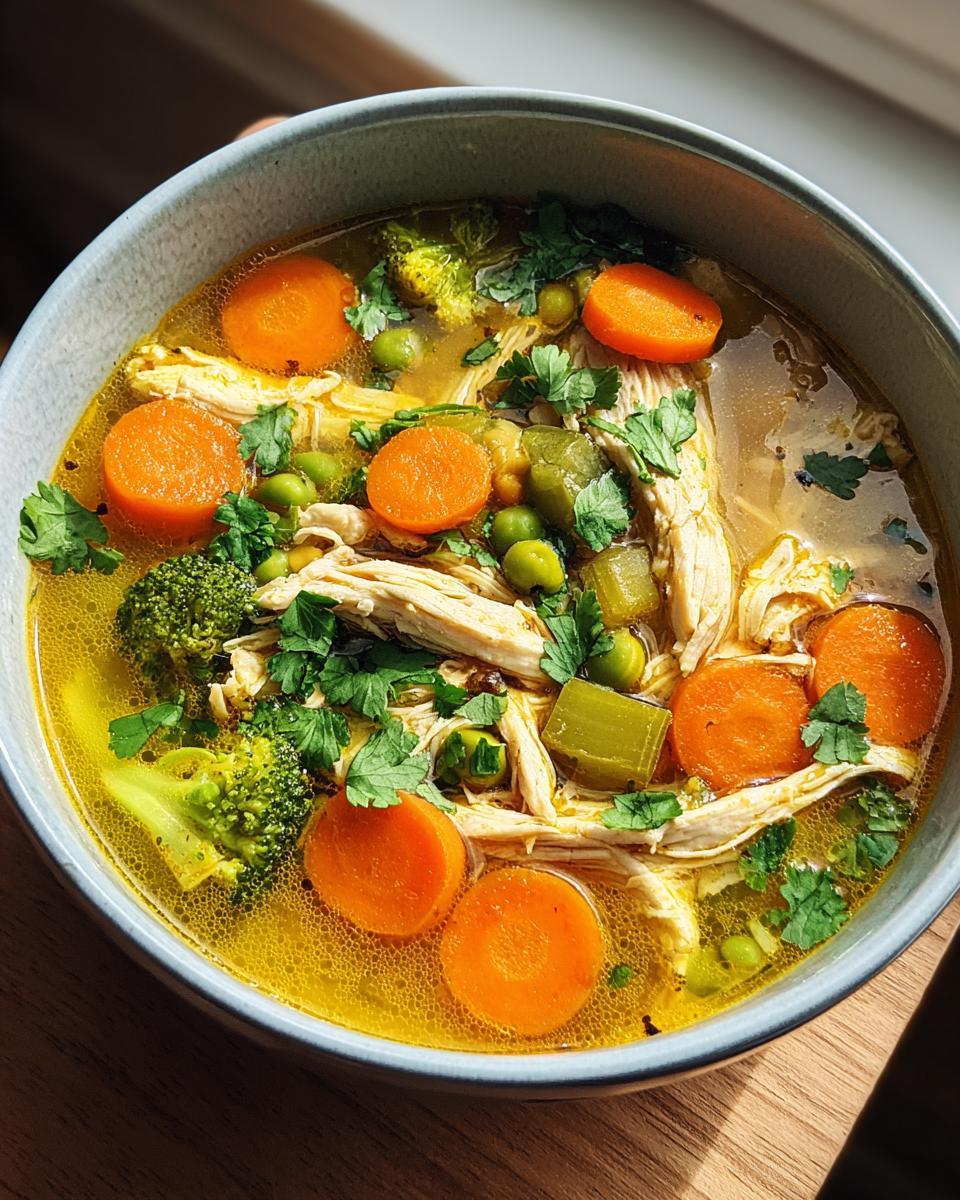 Entzündungshemmende Kurkuma Hühnersuppe Rezept - detail 2