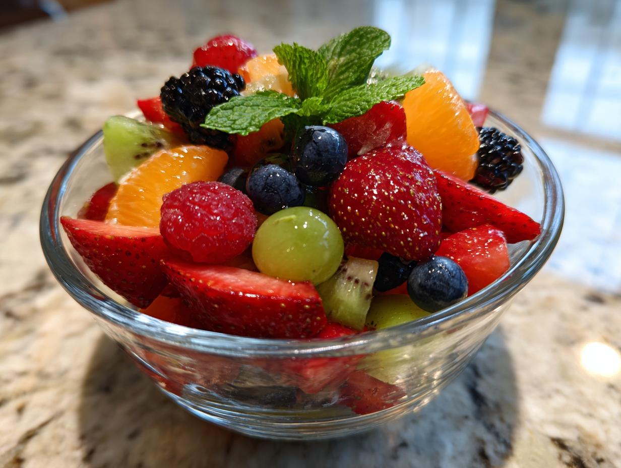 Gesündester Obstsalat: 5 Zutaten für Glück