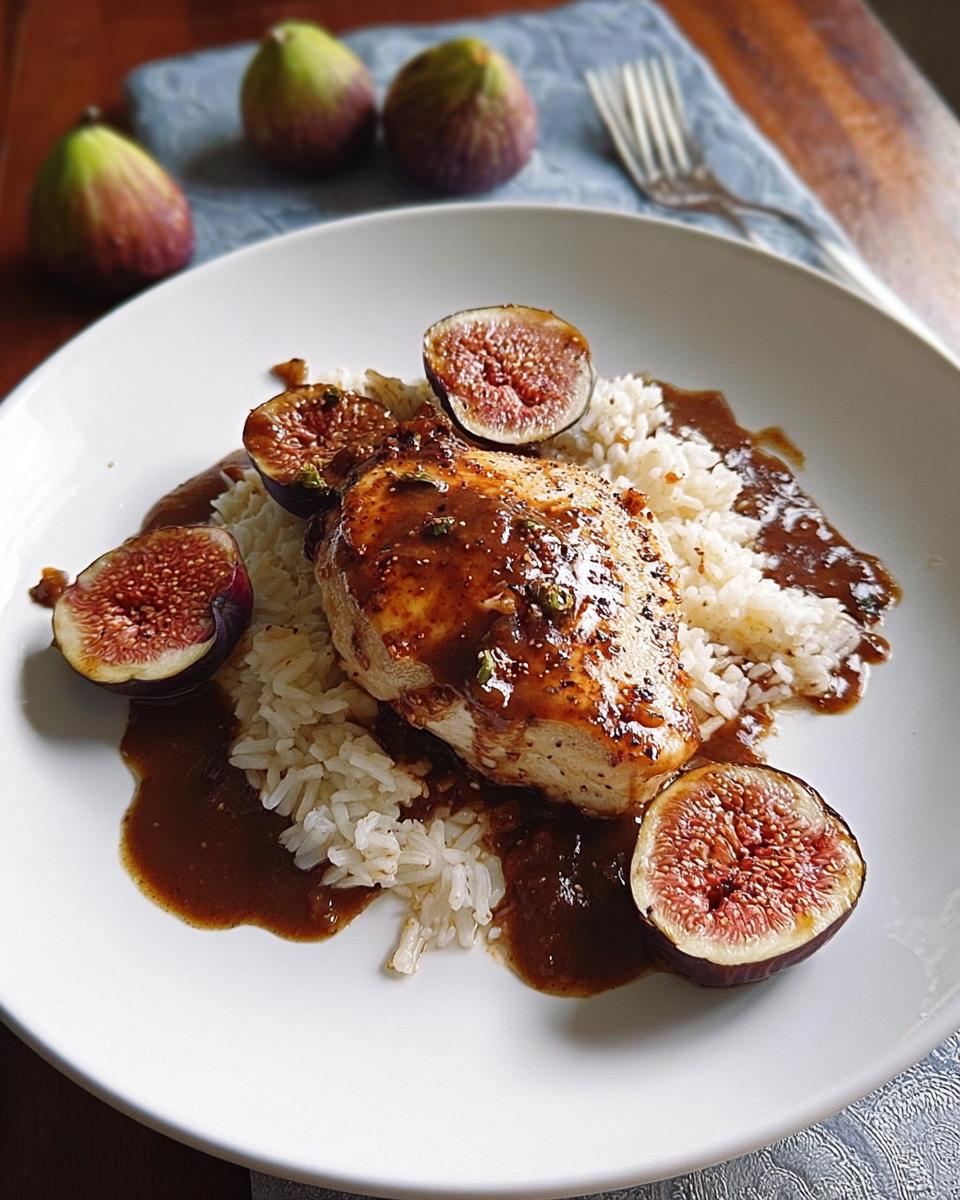 Hähnchenbrustfilet mit Glühweinsauce und Feigen - detail 1
