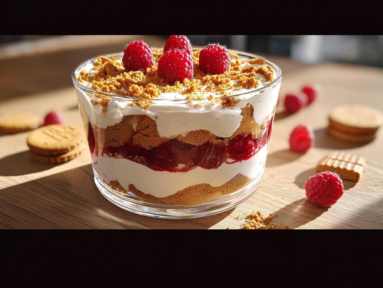 Himbeerdessert: 4 Zutaten für dein Glück