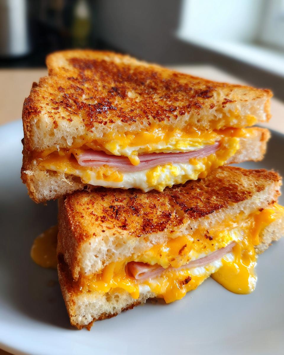 Schinken Ei Käse Brot - detail 2